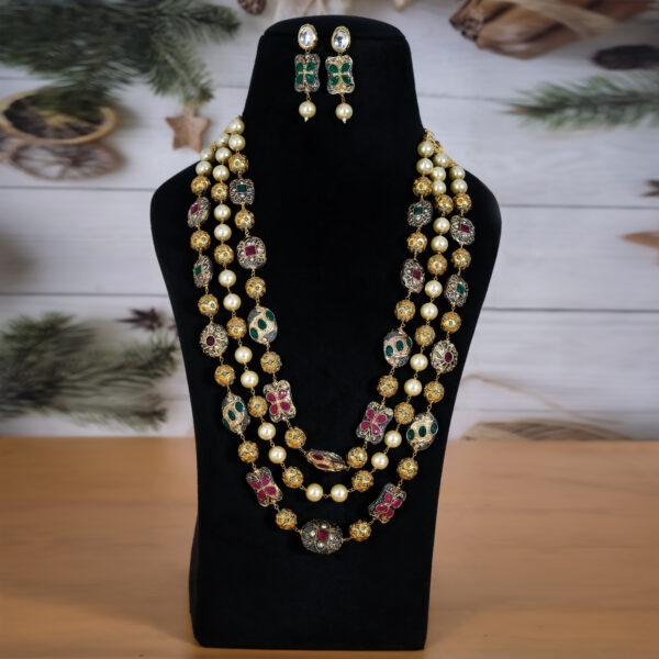 Multi Layered Western Necklace Mala