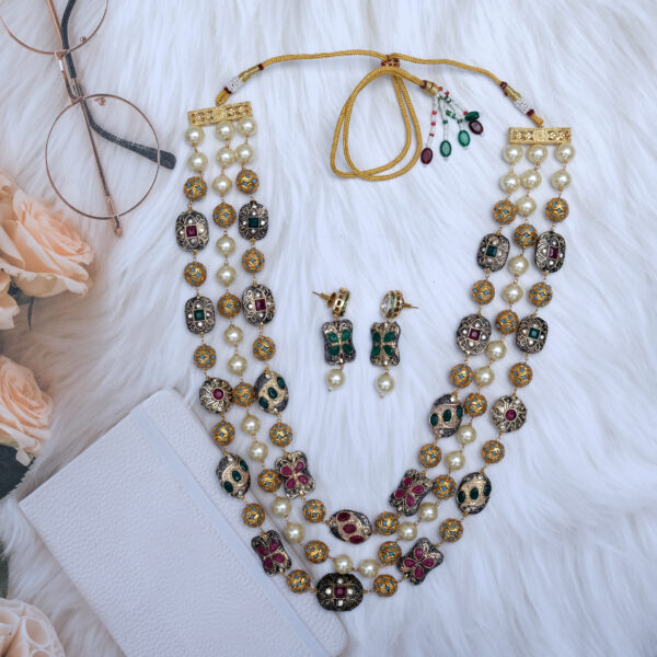 Trending Multi Color Statement Necklace - Image 3
