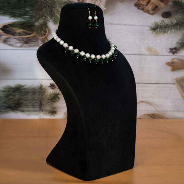 Pearl Choker Party Necklace Set