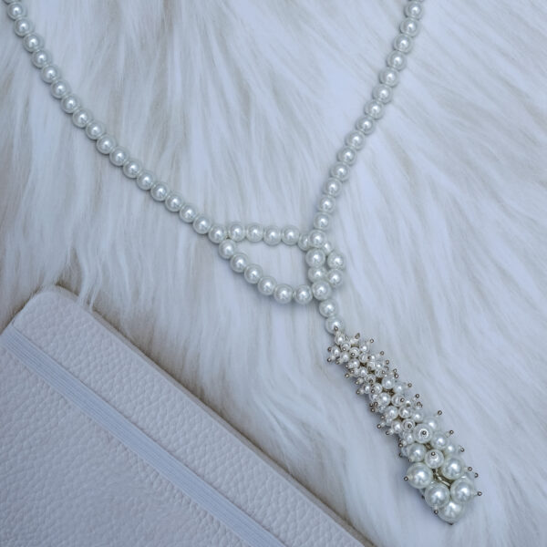 Pearl Trending Tie Necklace For Women - Image 3
