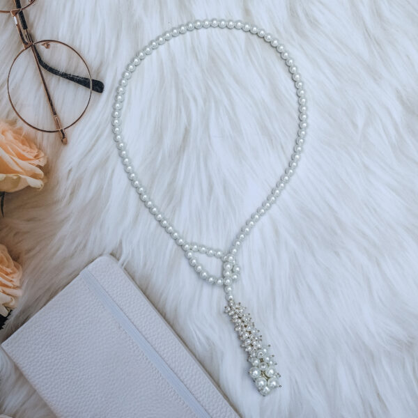 Pearl Trending Tie Necklace For Women - Image 4
