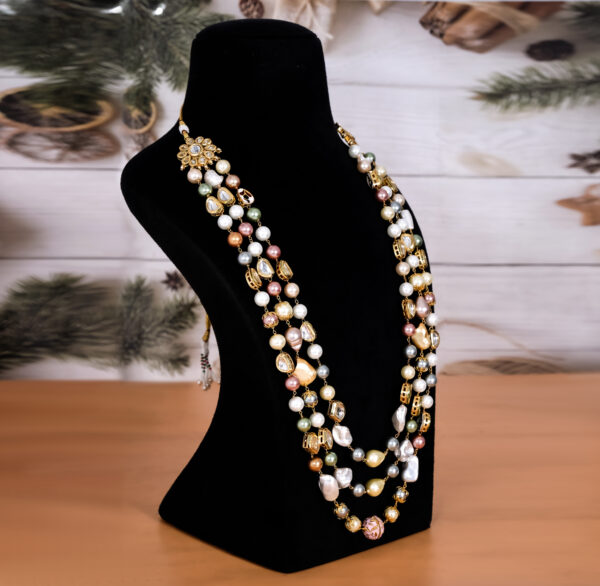 Multi Color Multi Layered Western Necklace Mala - Image 2