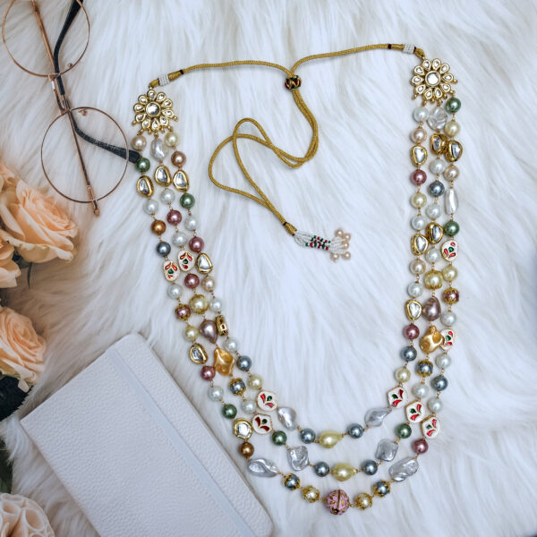 Multi Color Multi Layered Western Necklace Mala - Image 4