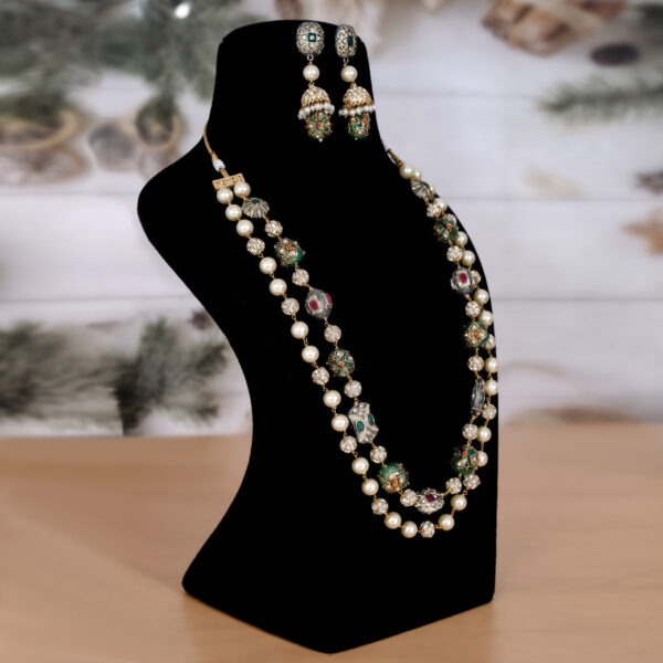 Stunning Trending Western Wedding Party Necklace Set - Image 2