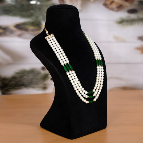 Stunning Pearl Necklace Moti Mala For Women - Image 3