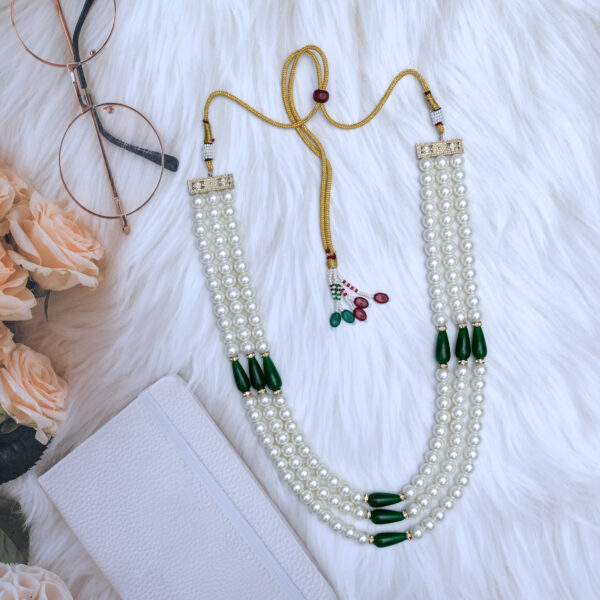 Stunning Pearl Necklace Moti Mala For Women - Image 4