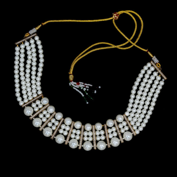 Wedding, Engagement, Party Pearl Bold, Premium Choker - Image 5