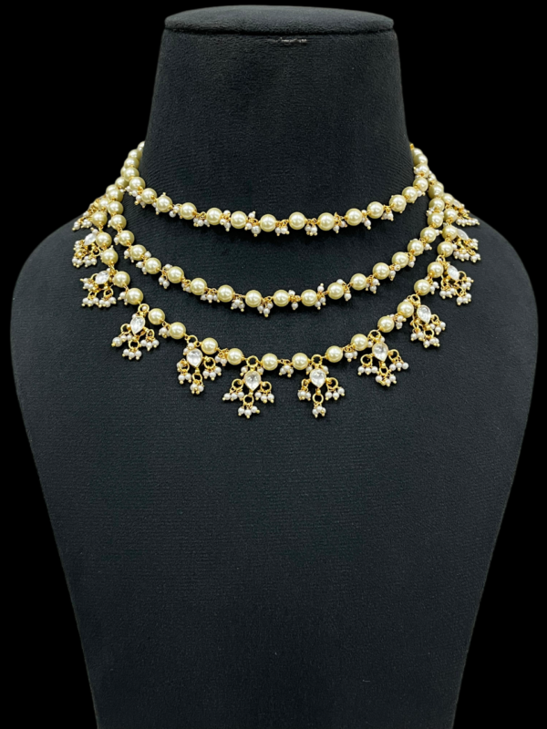 Premium Multi layered Kundan Necklace For Stylish Women