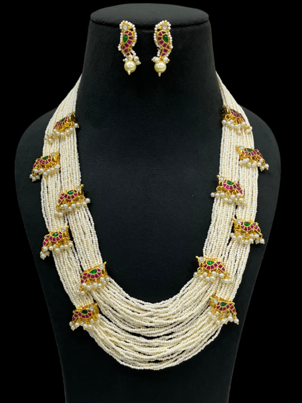 Premium Necklace Set For Women Multi Layered Faux Parrot Accent Stuuning