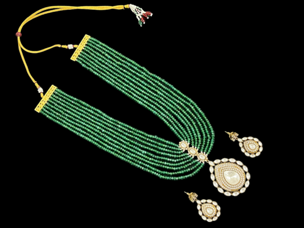 Premium Pendant Necklace For Women Multi Layered Beaded (CZ) - Image 2