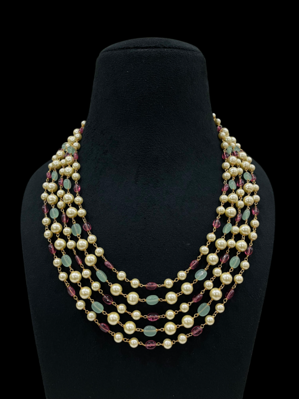 Premium Multi Layered Necklace for party - Image 2