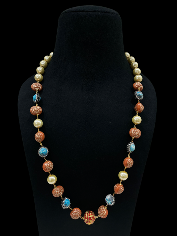 Single Layered Fancy Design Mala Gift For Wedding Anniversery - Image 4