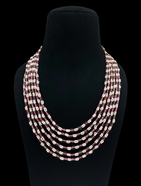 Premium Multi Layered Foux Pearl Necklace For Stylish Women