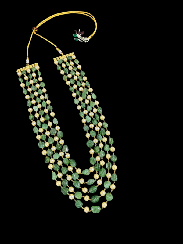 Premium Multi-layered  bouble tumble Pearl Design Necklace For traditional women - Image 2