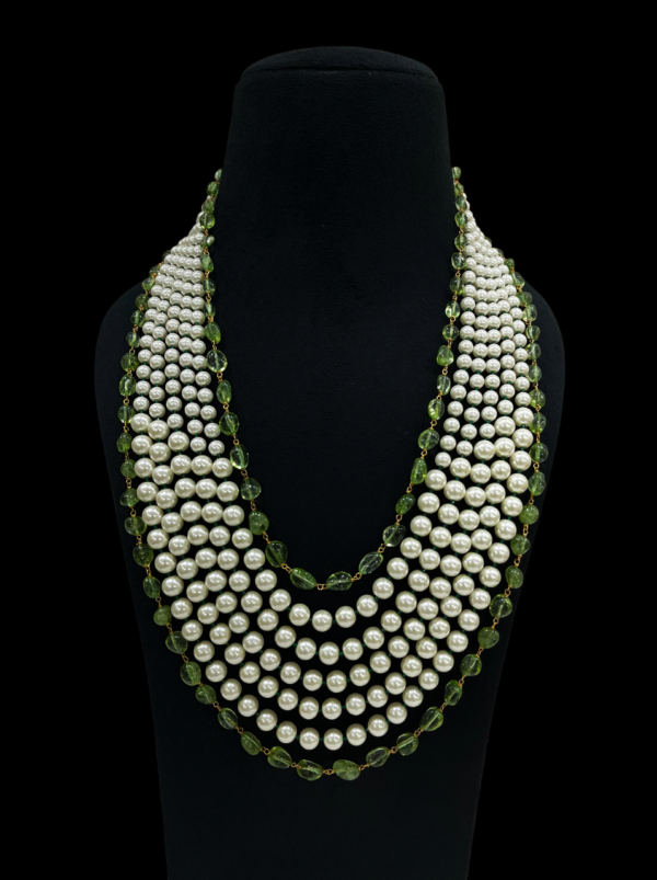 Premium Multi layered Pearl Mala For stylish Women - Image 6
