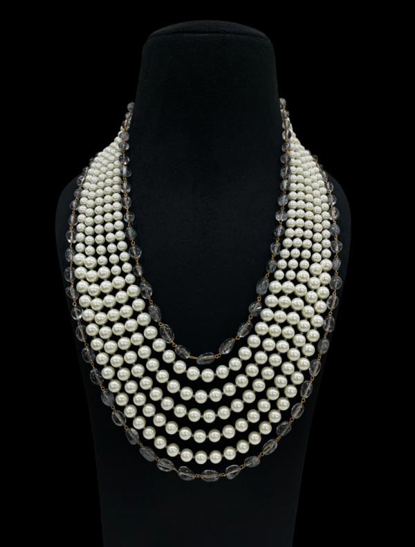Premium Multi layered Pearl Mala For stylish Women - Image 3