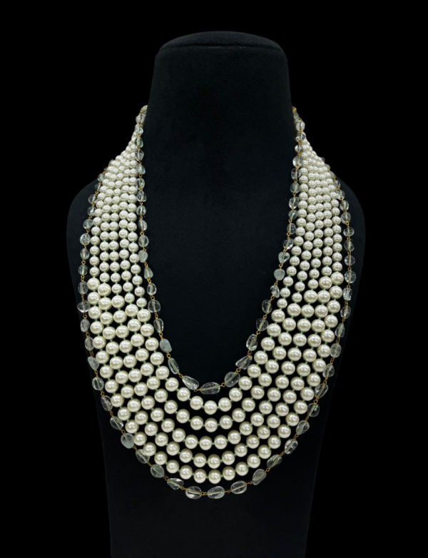 Premium Multi layered Pearl Mala For stylish Women - Image 5