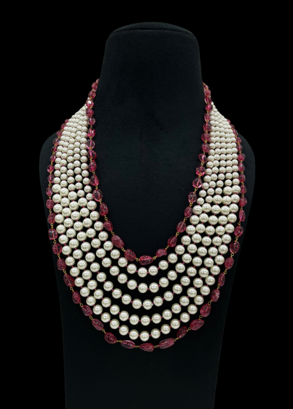 Premium Multi layered Pearl Mala For stylish Women - Image 2