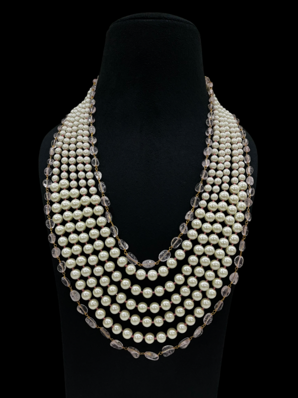 Premium Multi layered Pearl Mala For stylish Women - Image 4