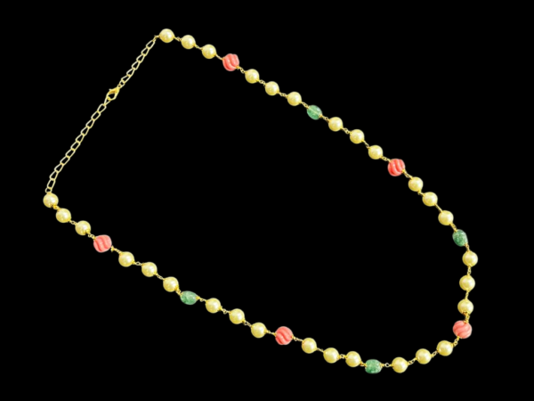 Elegant Pearl Necklace Mala For Women & Men Single Layered Pearl Necklace Mala - Image 2