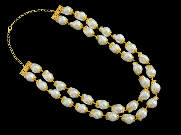 Premium Baroque Pearl Bollywood Style Wedding Jewellery Gift For Her Women's Jewelry - Image 2