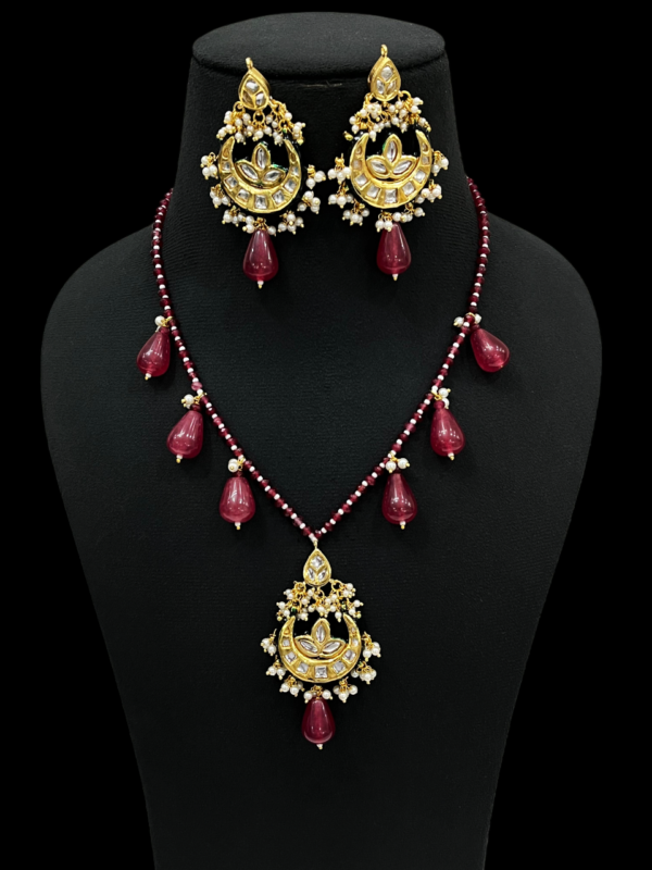 Elegance Small Chand Bali Necklace Set For Traditional Women Gift For Her