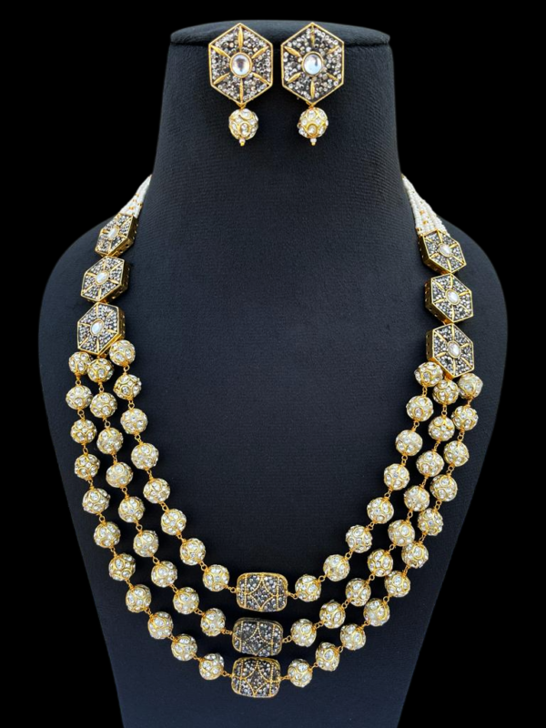 Premium Three Layered Stunning Necklace Set