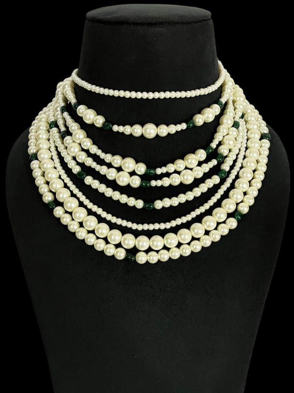 Aliya Bhatt Inspired Pearl Choker Multi Layered Beaded