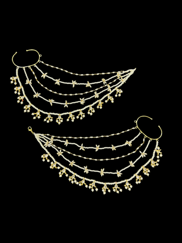 Elegant Gorgeous pearl layered maatal / earchain Bollywood Inspired For Stylish Women