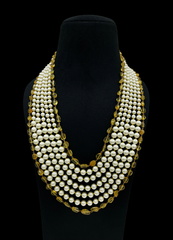 Premium Multi layered Pearl Mala For stylish Women - Image 7