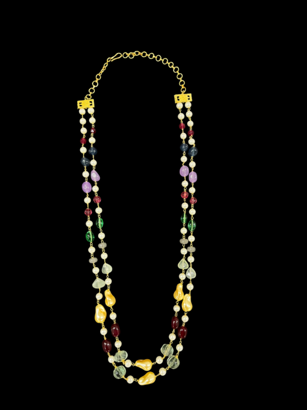 Elegant Multi layered Baroque Pearl New Design Necklace For Stylish Women - Image 2