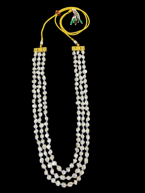 Premium Taiwan Pearl With CZ Beads Multi-Strand Necklace For Stylish Women - Image 7
