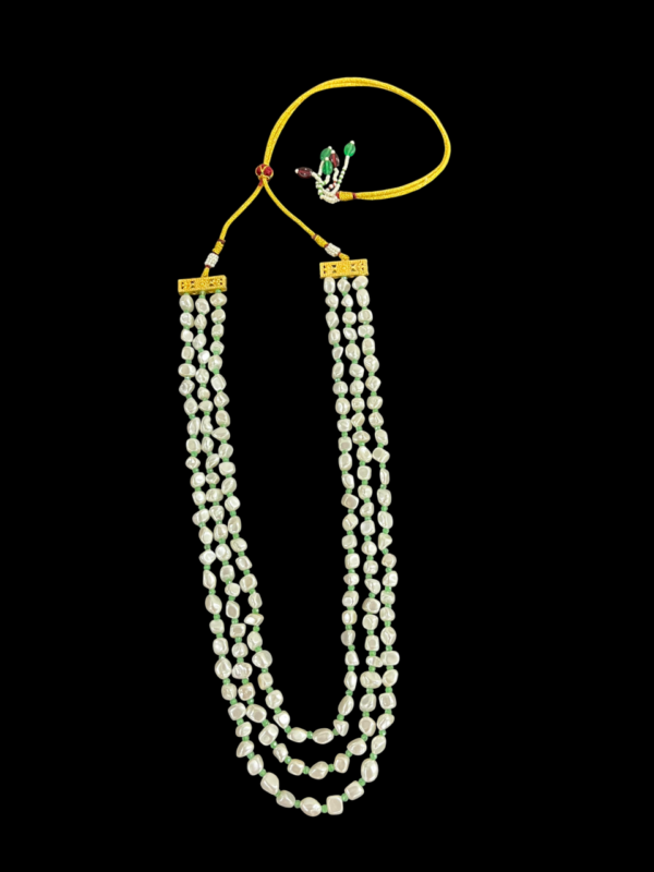 Premium Taiwan Pearl With CZ Beads Multi-Strand Necklace For Stylish Women - Image 10