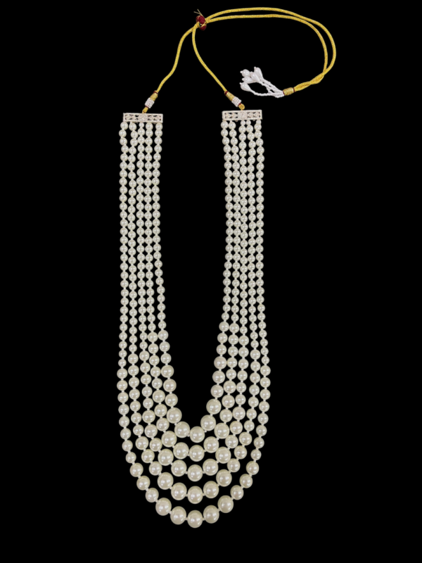 Elegant Multi Layered Pearl Necklace New Design For Gift Stylish Women - Image 2