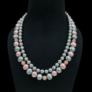 Premium Multi Layered Shell Pearl Mala Gift For Traditional Women