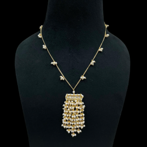 Premium Bollywood Inspired Chain Necklace With Multi-Strand Pearl jewellery for Stylish Women