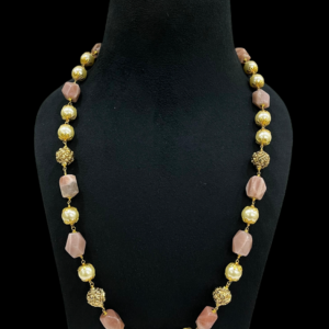 Premium Glass Pearl Beaded Necklace For Stylish Women