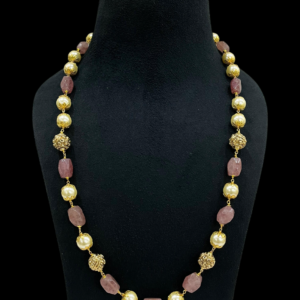 Premium Glass Pearl Beaded Necklace For Stylish Women gift for wedding anniversery