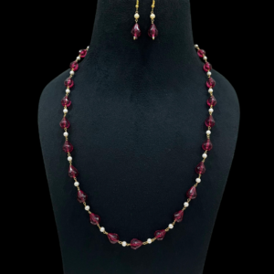 Premium Single Layered drop mala gift For Stylish Women her Wedding Anniversery