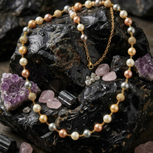 Single layered pearl mala gift for women