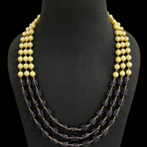 Premium Necklace For Women Multi Layered Pearl Glass Beaded Wedding  Gift For Her