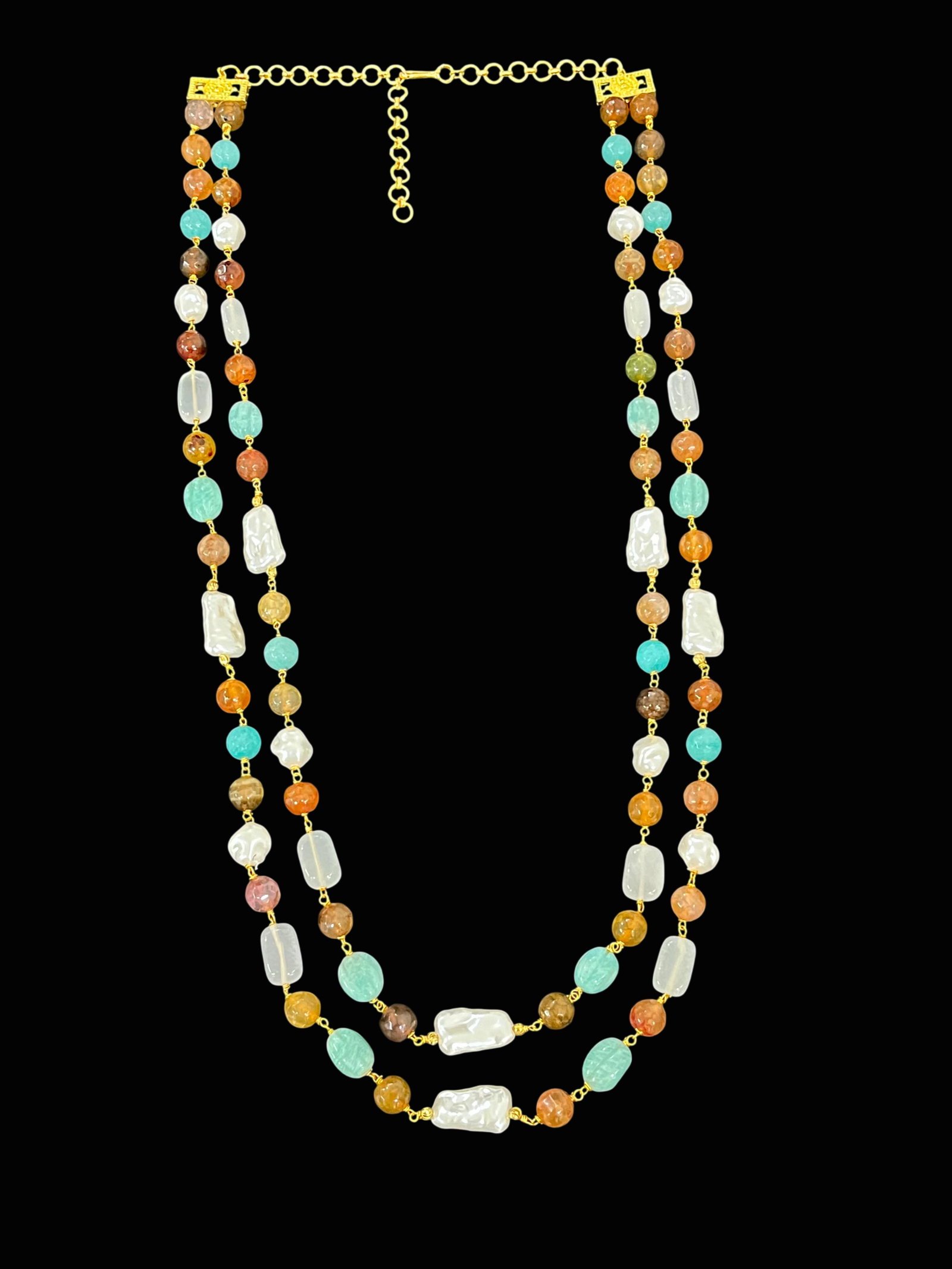 Multicolor Beads Bollywood Inspired Handmade Fancy Party Jewellery Gift For Her Women's Jewelry - Image 2