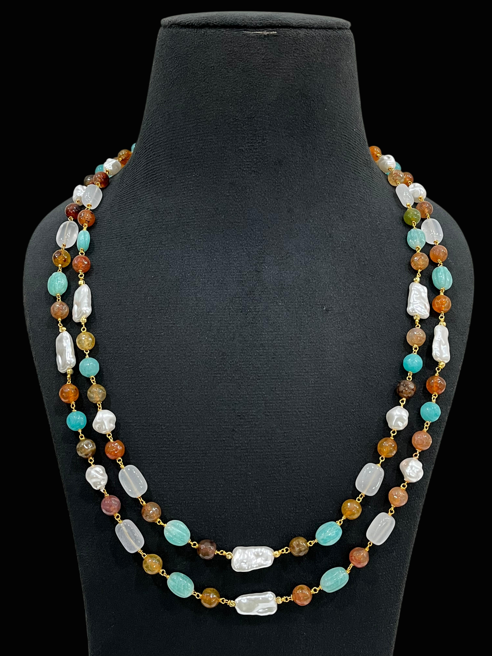 Multicolor Beads Bollywood Inspired Handmade Fancy Party Jewellery Gift For Her Women's Jewelry