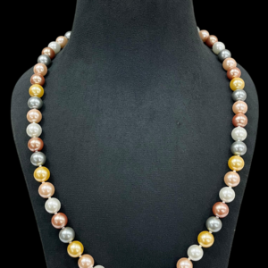 Single Layered Multicolor Stunning Pearl Beaded Premium Jewellery Moti Mala