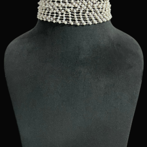 Premium Choker Necklace For Women Multi Layered Pearl Beaded Chic Choker Necklace Jewellery