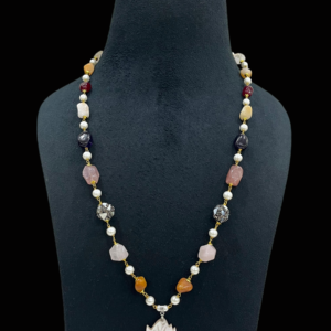 Premium fancy pendant single layered mala for stylish women